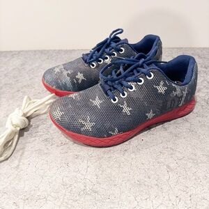 NOBULL Project Flag CrossFit USA Shoes Navy Blue Stars Mens Sz 6.5 Womens Sz 8
